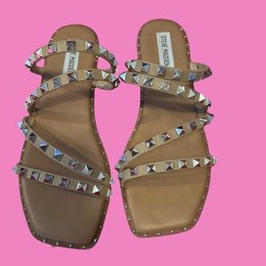 steven madden studded sandals